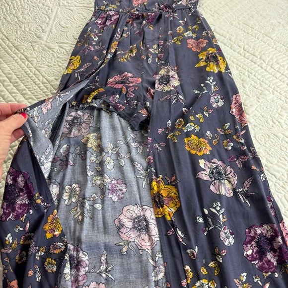 Charming Charlie Floral Romper Dress - Picture 5 of 11